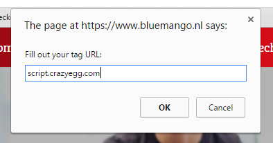 Tag checker bookmark crazyegg check